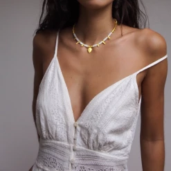 LILADROPSHIP LUNA MOONSTONE CHOKER