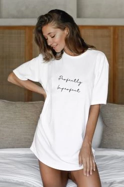 Om & Ah London - US "Perfectly Imperfect" Bed Tee