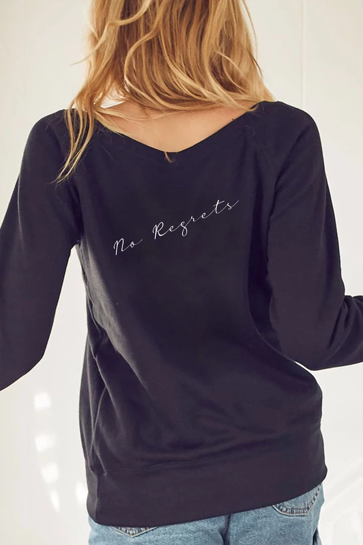 Om & Ah London - US "No Regrets" Cozy Pullover Pullovers 1 Om & Ah London - US "No Regrets" Cozy Pullover Pullovers
