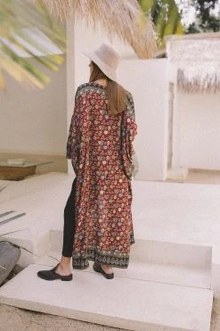 AURA Pandora Floral Kimono