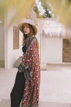 AURA Pandora Floral Kimono