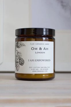 Om & Ah London - US IN THE HOME "I Am Empowered" Candle