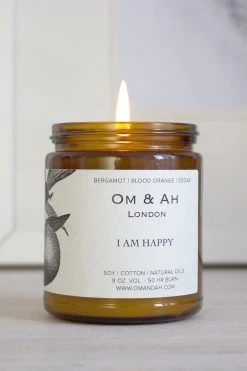 Om & Ah London - US "I Am Happy" Candle
