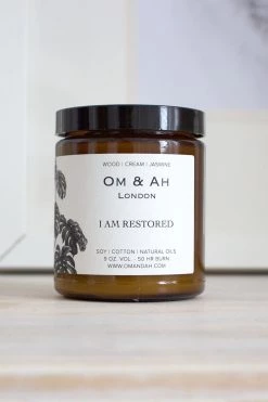 Om & Ah London - US "I Am Restored" Candle