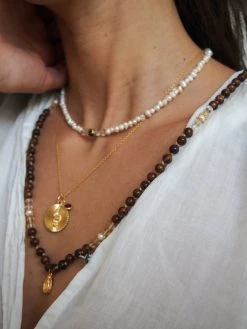 LILADROPSHIP Jewellery RUBY KUNDALINI SNAKE MEDALLION