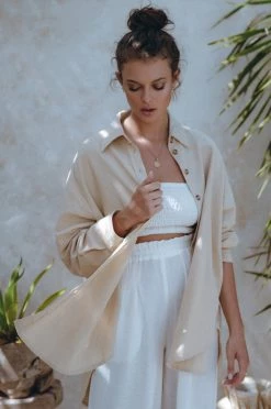 Bali Elf Luna Relaxed Linen Shirt