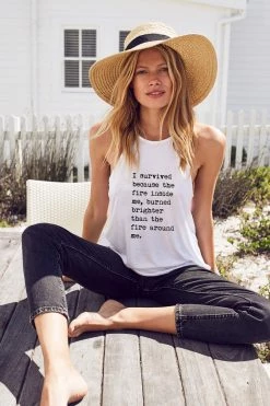 Om & Ah London - US "Survivor" High Neck Tank