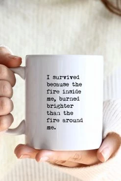 Om & Ah London - US IN THE HOME "Survivor" Mug