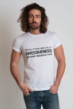 Om & Ah London - US Mens Tees "Beard" Mens Tee