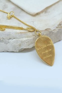 Om & Ah London - US Jewellery Sacred Turquoise "Be Kind" Pendant 9 Om & Ah London - US Jewellery Sacred Turquoise