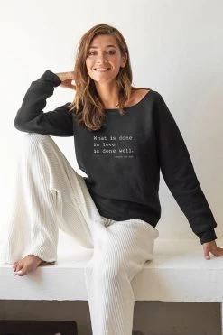 Om & Ah London - US Pullovers "Done In Love" Cozy Pullover