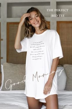 Om & Ah London - US "Morning Mantra" Bed Tee