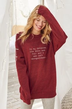 Om & Ah London - US "Full Moon" Relaxed Sweater