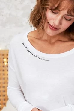 Om & Ah London - US SHOP BY COLLECTION "Happiness" Long Sleeve Tee