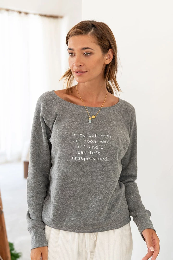 Om & Ah London - US "Full Moon" Cozy Pullover Pullovers 2 Om & Ah London - US "Full Moon" Cozy Pullover Pullovers