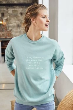 Om & Ah London - US Sweaters "Full Moon" Comfort Sweater