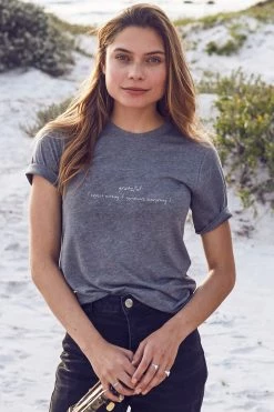 Om & Ah London - US "Grateful" Short Sleeve Tee