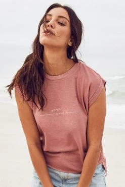 Om & Ah London - US "Grateful" Roll Tee SHOP BY COLLECTION