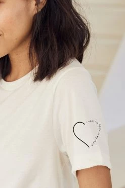 Om & Ah London - US "Heart On My Sleeve" Short Sleeve Tee NEW ARRIVALS