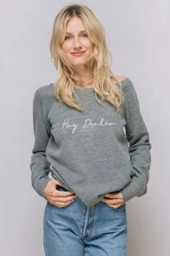 Om & Ah London - US "Hug Dealer" Cozy Pullover Pullovers