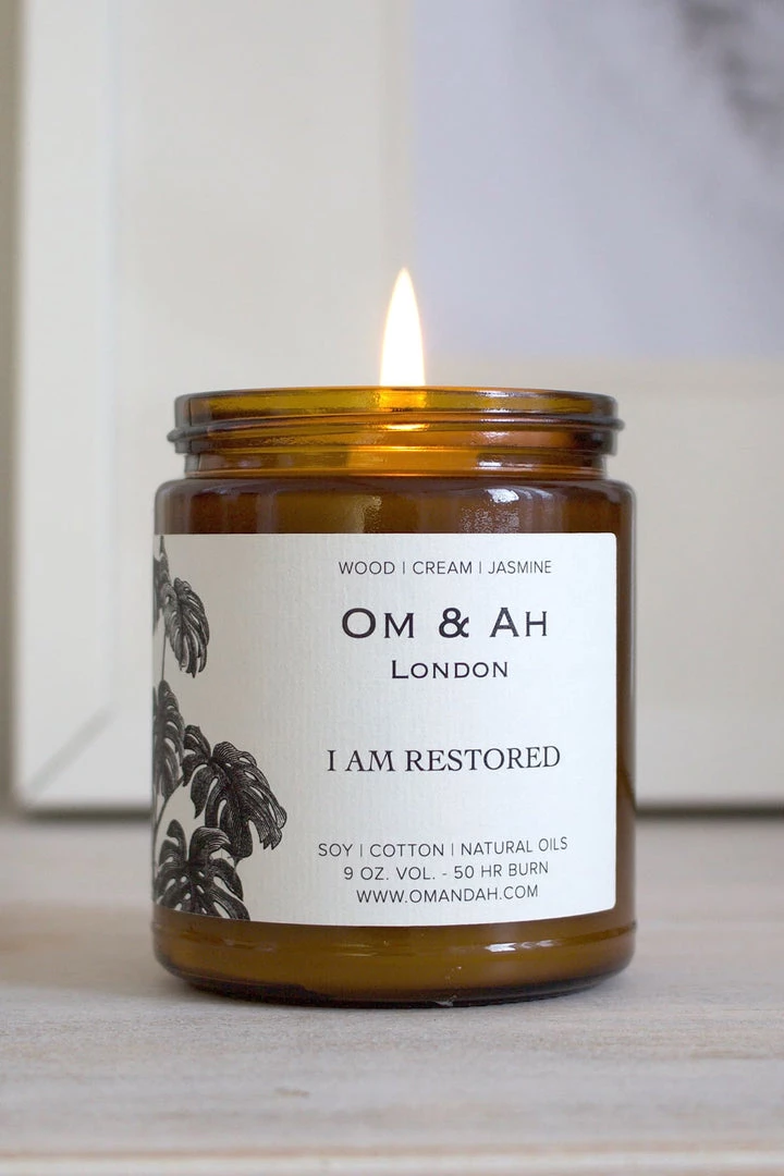 Om & Ah London - US "I Am Restored" Candle 3 Om & Ah London - US "I Am Restored" Candle