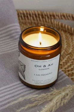 Cheap Om & Ah London - US Store 4 Om & Ah London - US IN THE HOME NEW "I Am Present" Candle