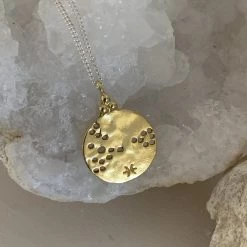Bahagia Zodiac Constellation Necklace (18ct Gold) Jewellery
