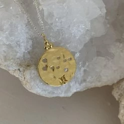 Bahagia Zodiac Constellation Necklace (18ct Gold) Jewellery