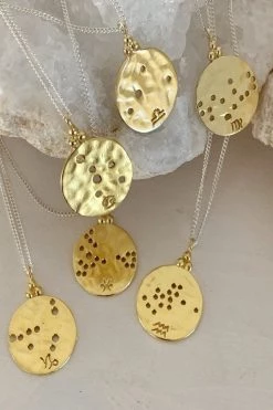Bahagia Zodiac Constellation Necklace (18ct Gold) Jewellery