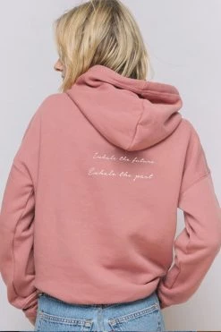 Om & Ah London - US "Inhale, Exhale" Premium Hoodie Hoodies