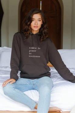 Om & Ah London - US "Power In Kindness" Premium Hoodie Hoodies