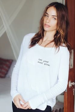 Om & Ah London - US "Glow" Long Sleeve Tee