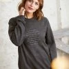 Om & Ah London - US "Morning Mantra" Relaxed Sweater Sweaters