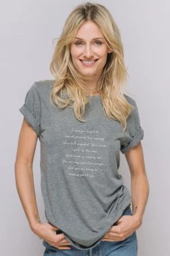 Om & Ah London - US Short Sleeve Tees "Morning Mantra" Short Sleeve Tee