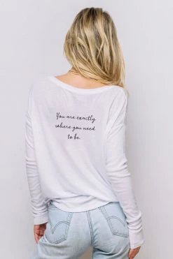 Om & Ah London - US "Need To Be" Long Sleeve Tee NEW ARRIVALS