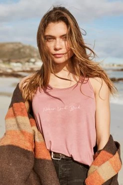 Om & Ah London - US "Never Look Back" Flowy Tank