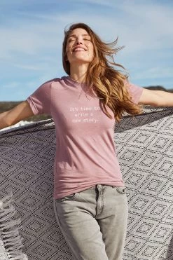 Om & Ah London - US NEW ARRIVALS "New Story" Short Sleeve Tee