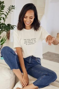 Om & Ah London - US Short Sleeve Tees "Good Enough" Short Sleeve Tee