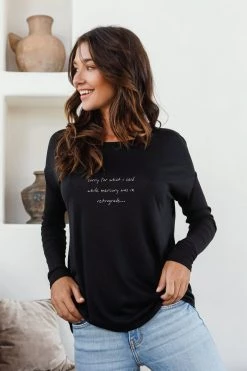 Om & Ah London - US "Oops ... Retrograde" Long Sleeve Tee