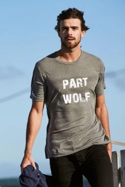 Om & Ah London - US "Part Wolf" Mens Tee