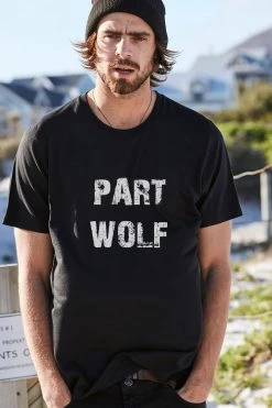 Om & Ah London - US "Part Wolf" Mens Tee