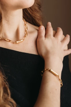 LILADROPSHIP AFFIRMATION NECKLACE & BRACELET Jewellery