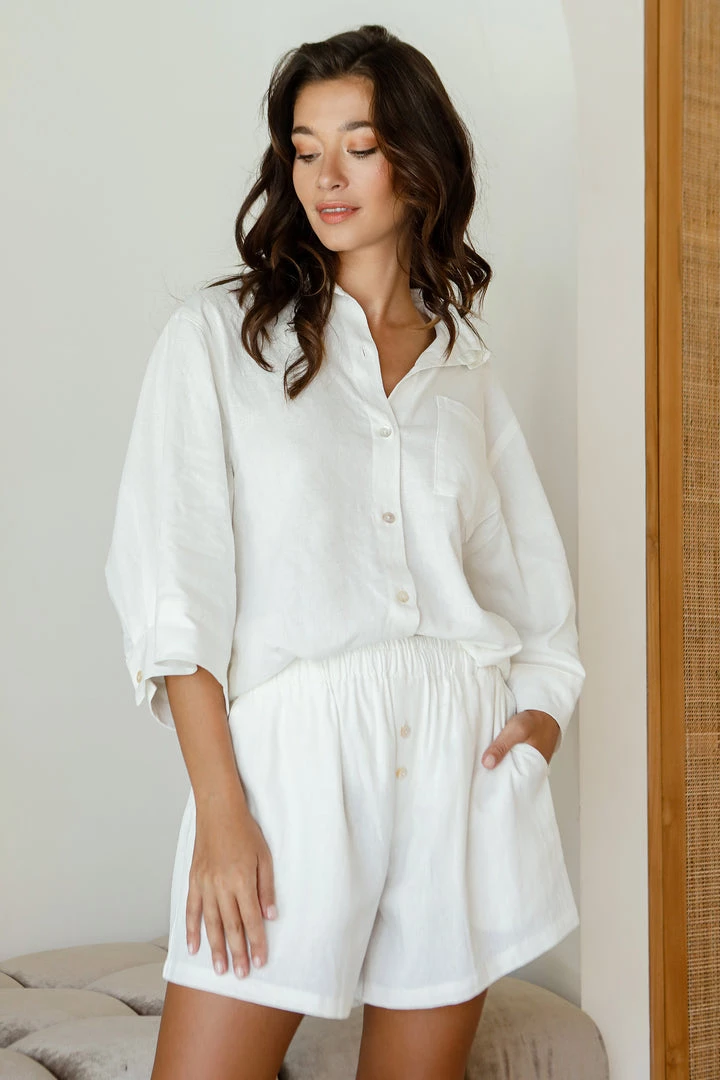 Buddha Wear Spring White Short House Set 5 Buddha Wear Spring White Short House Set