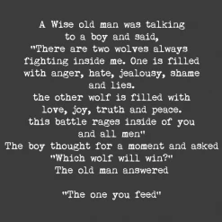 Om & Ah London - US "Wise Words" Mens Tee 7 Om & Ah London - US